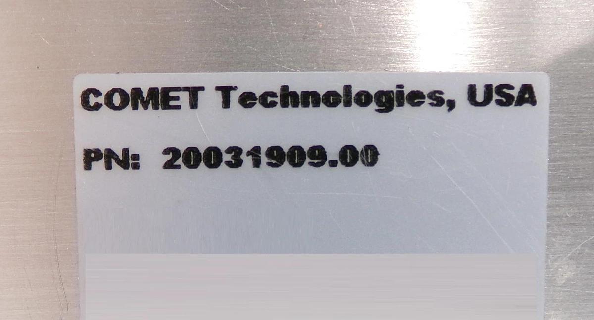 Used Comet 20031909.00 RF Match Phase/MAG Module 5000W @ 13.56MHz Working Surplus