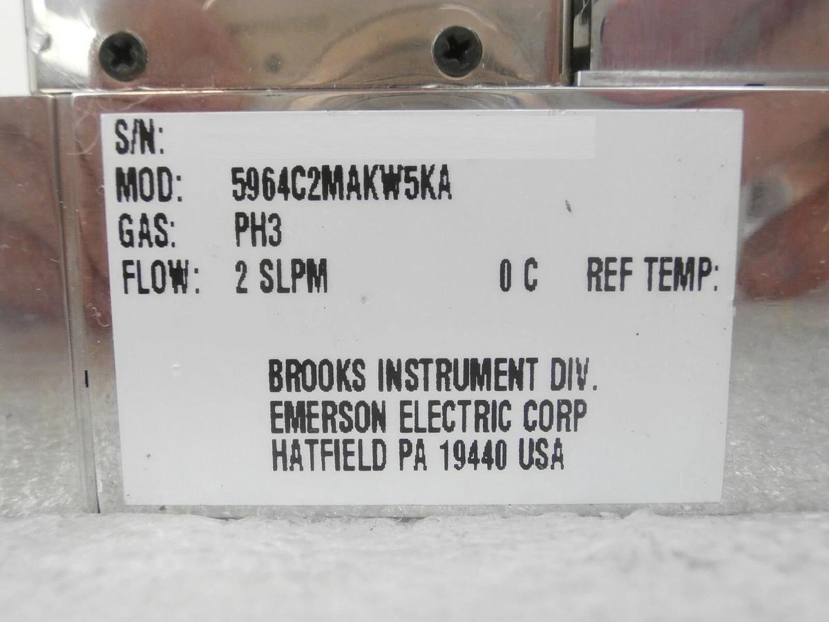 Used Brooks 5964C2MAKW5KA Mass Flow Controller MFC Novellus 22-10518-00 Working Spare