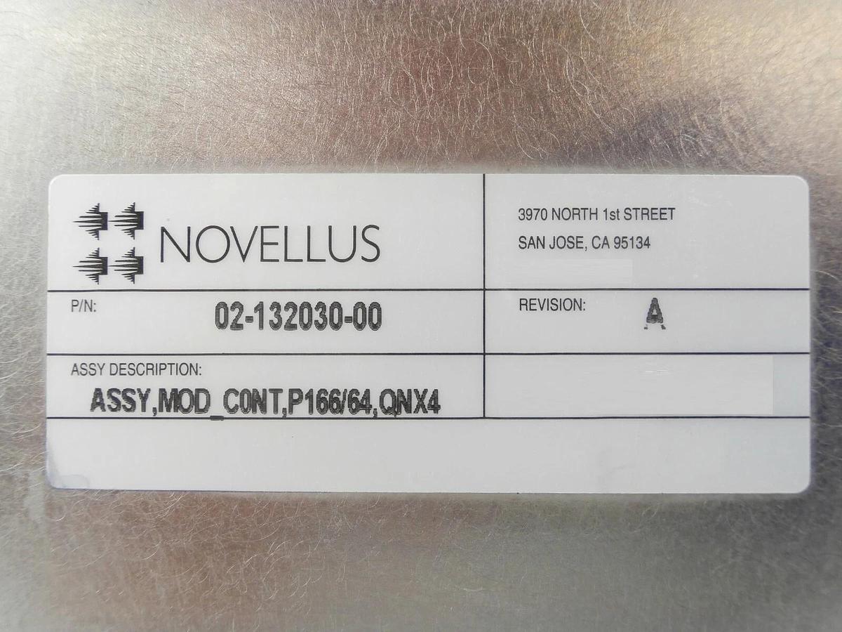 Used Novellus 02-132030-00 MCI Controller MOD CONT P166/64 QNX4 Concept Two No Drive