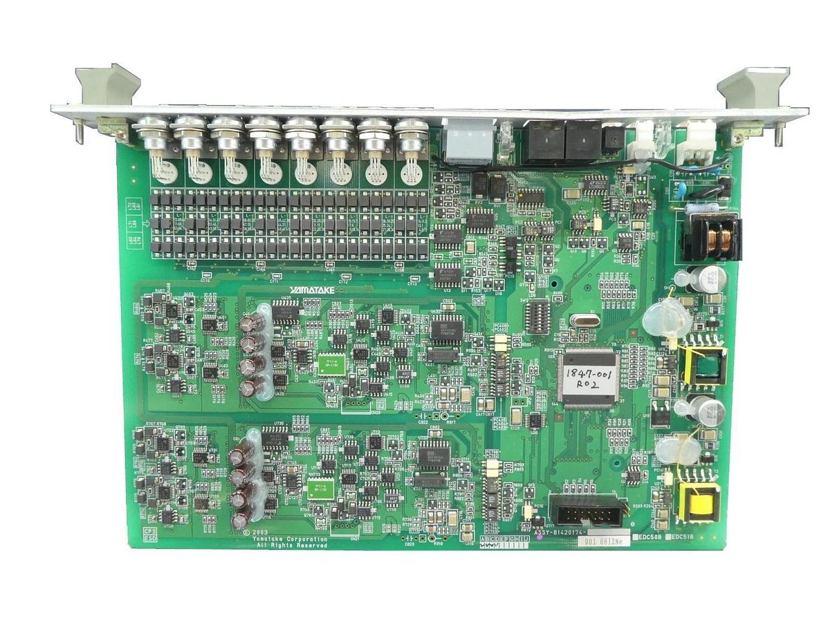 Used Yamatake 81420174-001 PCB Card EDC50B Nikon Precision 4S013-571 NSR Working