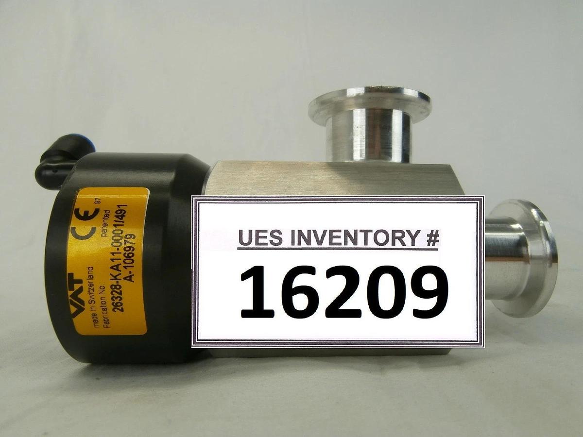 Used VAT 26328-KA11-0001 Pneumatic Right Angle Vacuum Valve Used Working
