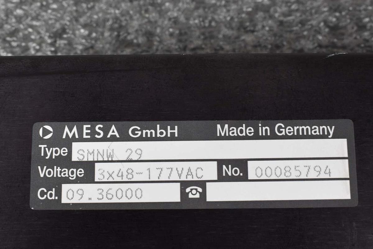 Used MESA GmbH SMNW 29 PCB Power Supply 3x48/177VAC
