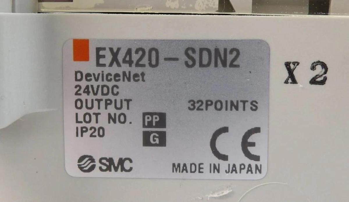 SMC VV5Q11-16-X1620 16-Port Pneumatic Manifold with EX420-SDN2 New Surplus