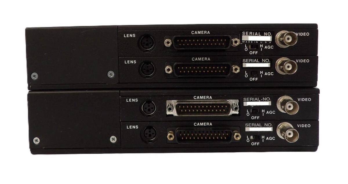 Used Xynetics Electroglas 8767-1 Camara Interface Control Unit Lot of 2 Working