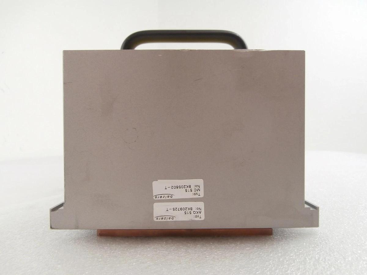 Used Umicore BD483075-T TITANIUM 99.9% Sputtering Target AKQ515 Balzers BK205602-T