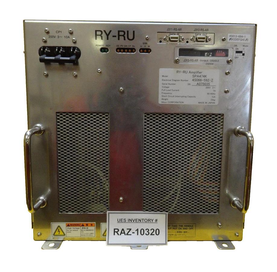 Used Nikon 4S066-592-2 RY-RU Amplifier Module SPA474K 4S013-684-1 NSR Series Working