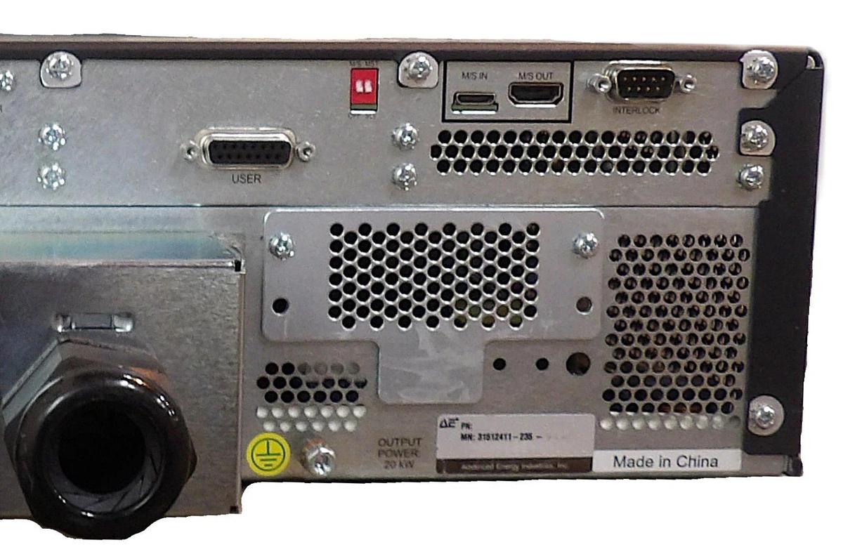 Used DC Pinnacle 20kW AE Advanced Energy 31512411-235 DC Power Supply Spare Surplus