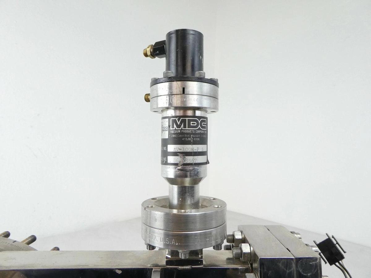Used HVA High Vacuum Apparatus 125-0600 Gate Valve with AV-100M-P S Working Surplus