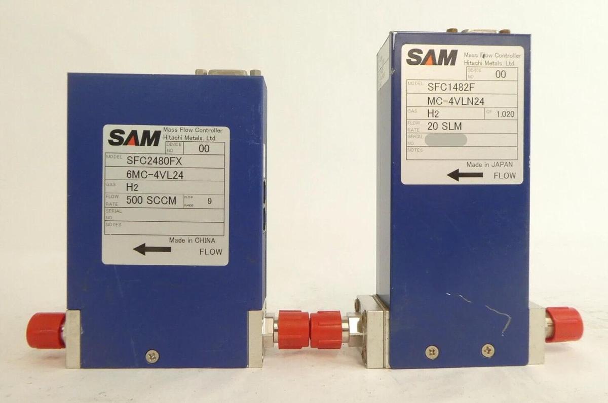 Used Hitachi Metals SAM MFC Mass Flow Controller Reseller Lot of 11 Working Spare