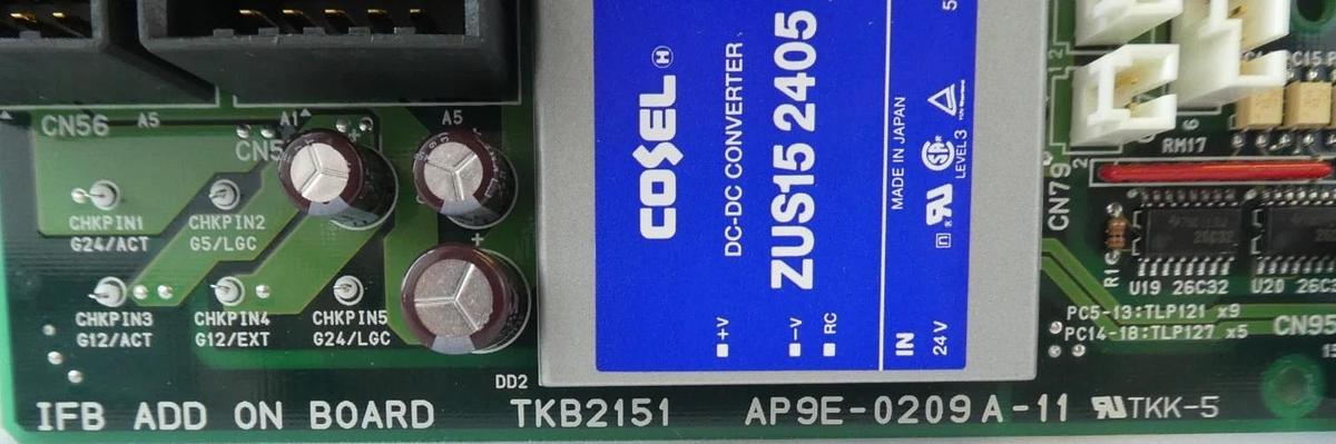 Used TEL Tokyo Electron AP9E-0209A-11 IFB Add On Board PCB TKB2151 Working Surplus