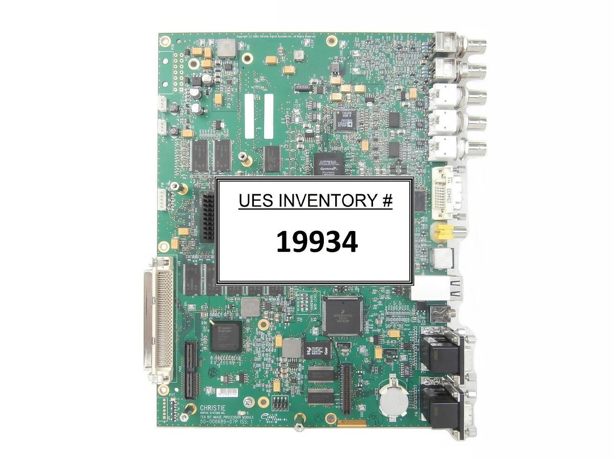 Used Christie Digital Systems 50-000689-07P Ten Bit Image Processor PCB MATRIX S+2K
