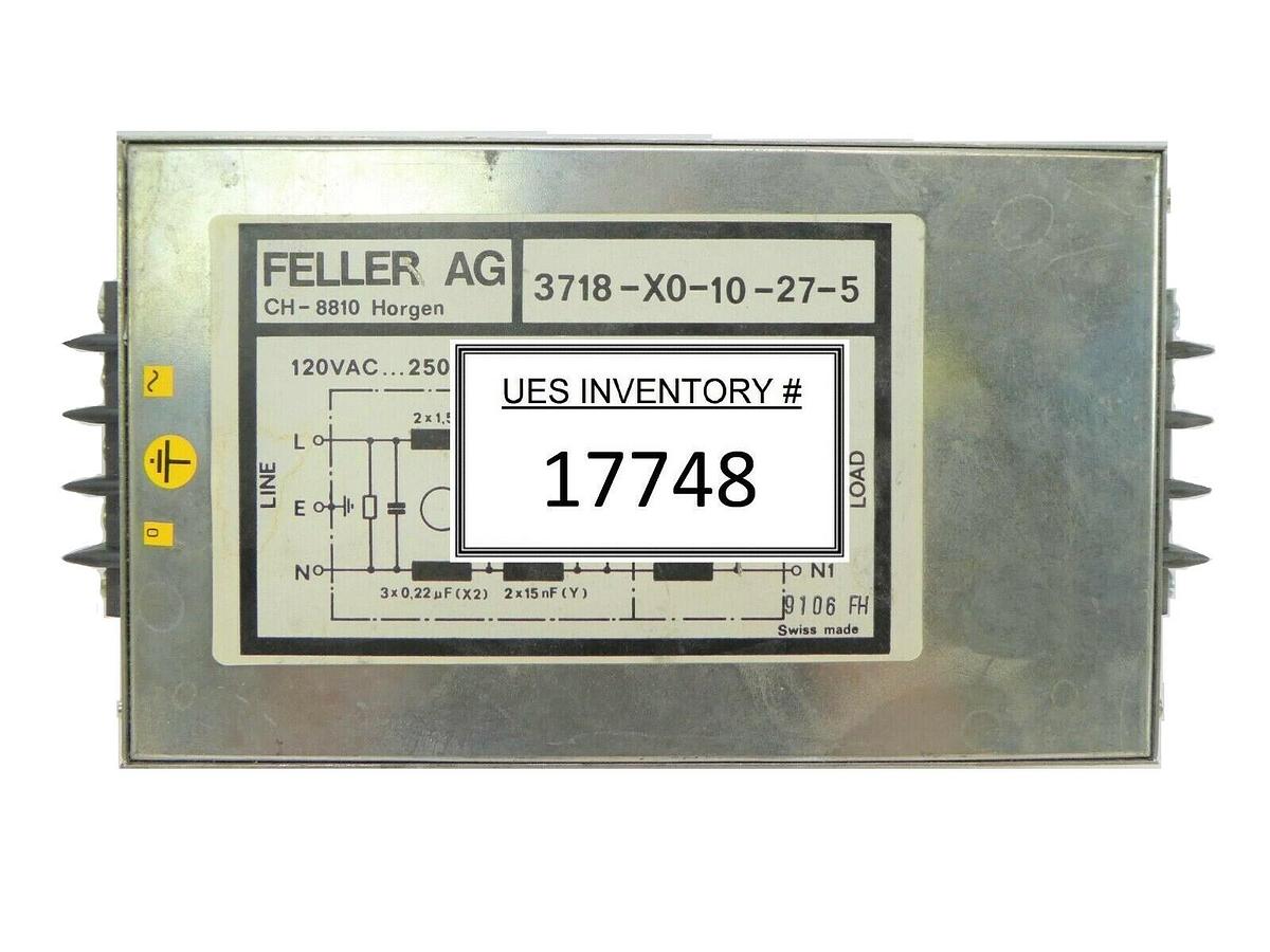 Used Feller AG 3718-X0-10-27-5 Noise Filter FEI XL 30 ESEM Working Spare