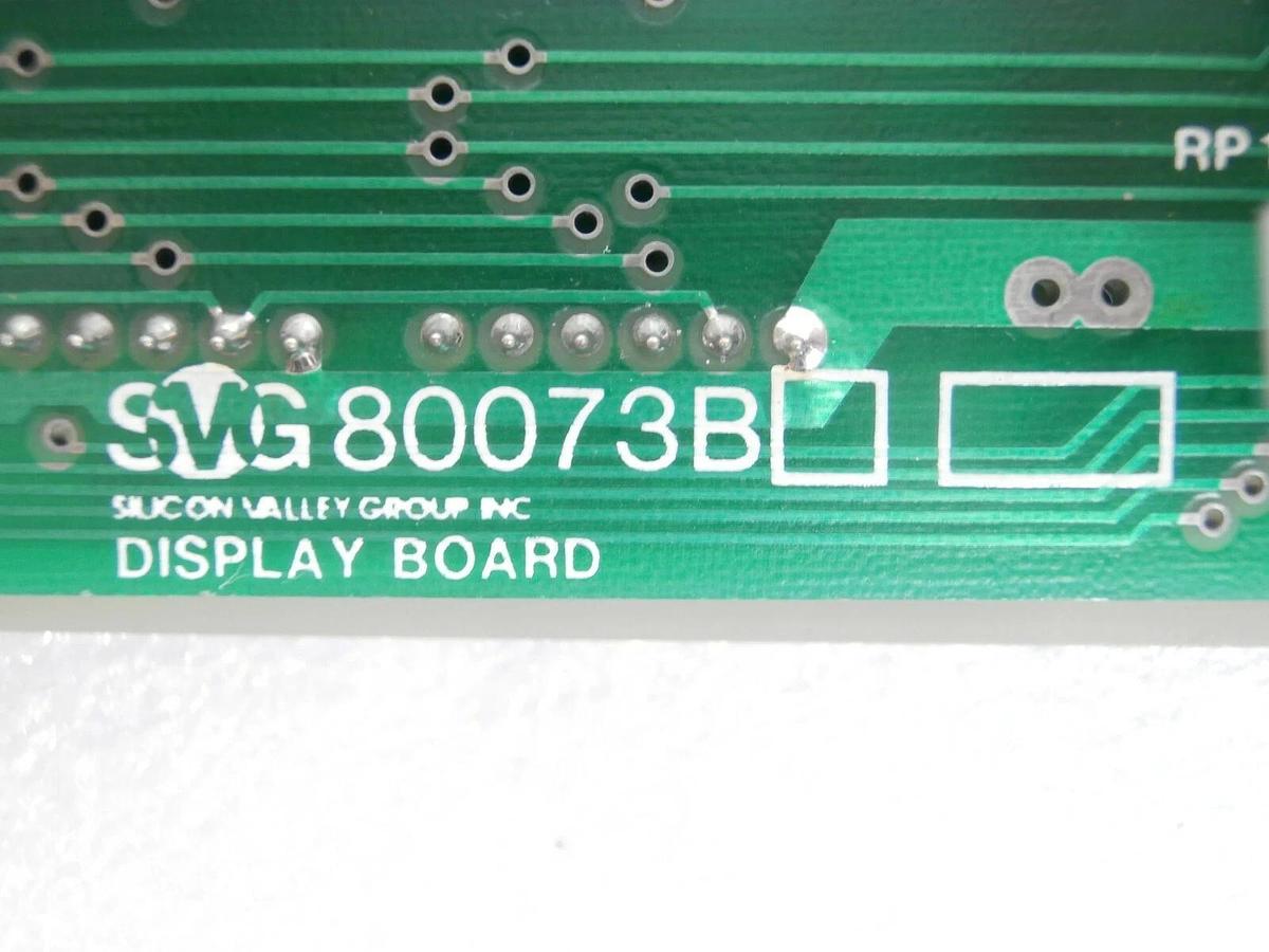 Used SVG Silicon Valley Group SVG-8826 SMC/8836 HPO Coater Interface Panel 80073B
