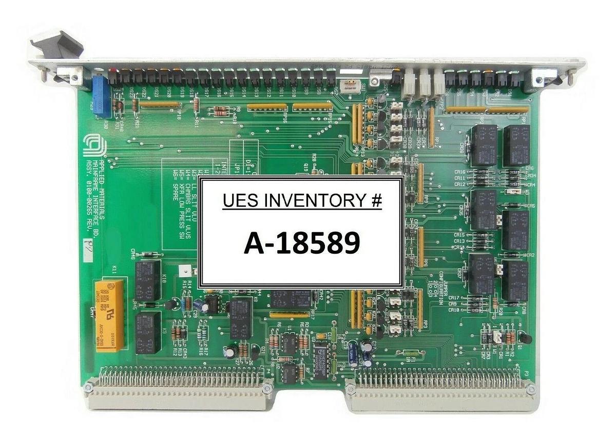 Used AMAT Applied Materials 0100-00265 Mainframe Interface PCB Card Working Surplus