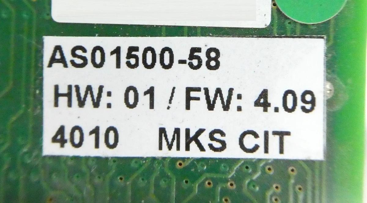 Used MKS Instruments AS01500-58 Interlock Module PCB CDN497 AMAT CDN500-58 Working