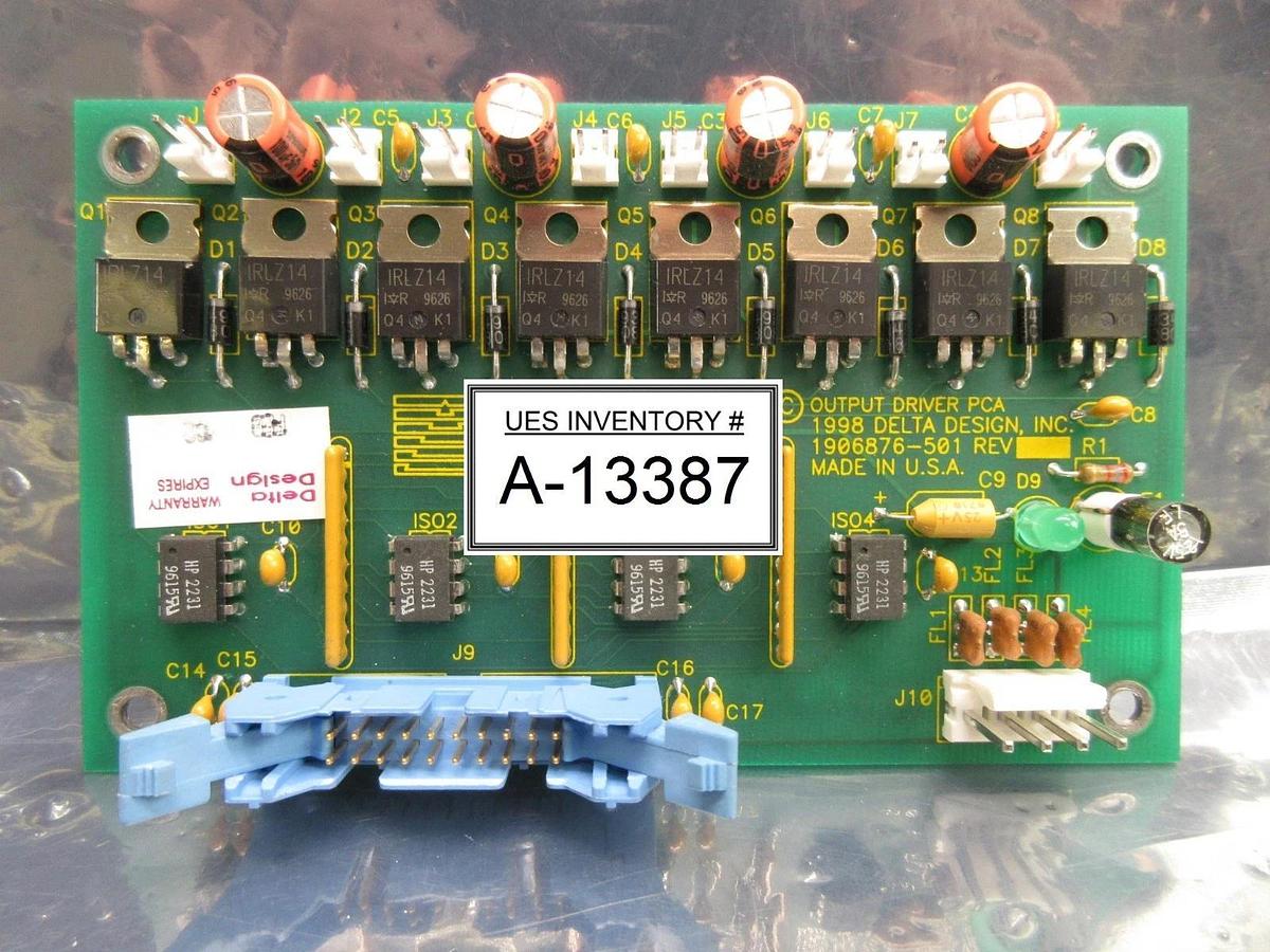Used Delta Design 1906876-501 Output Driver PCA Board PCB Summit ATC Thermal Used