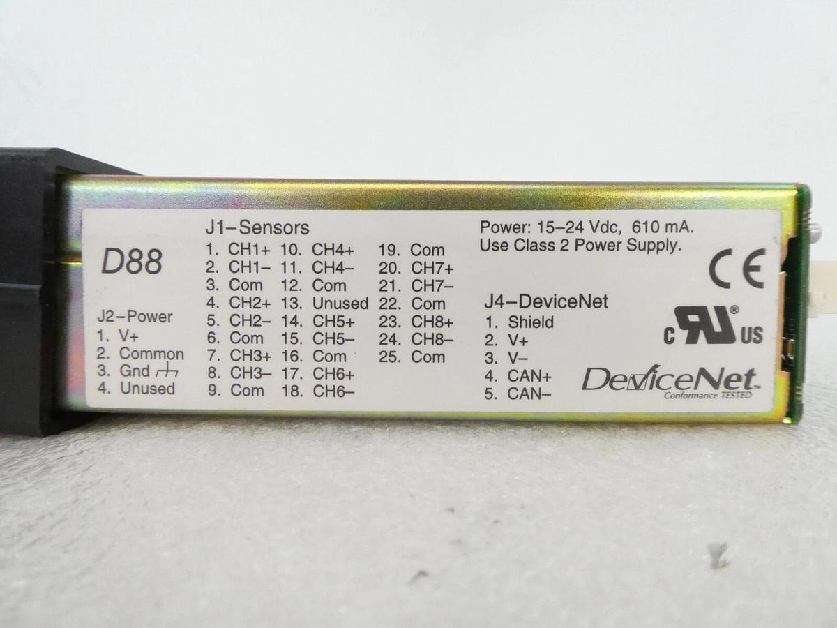 Used Watlow D881-0000-1000 D8 Series Temperature Controller AMAT 0190-25286 Working