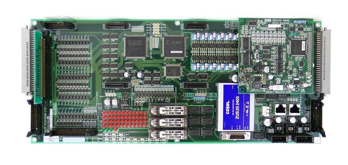 Used TEL Tokyo Electron 3M80-001585-13 Processor PCB SW300B/GAS4 SW300B/AI02 Working