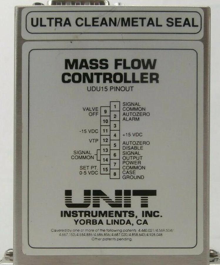 Used UNIT Instruments UFC-8160 Mass Flow Controller MFC 200 SCCM HCl Working Spare