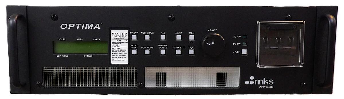 Used DCG-200Z Optima MKS Instruments OPT-50Z-00 DC Plasma Generator MASTER Working