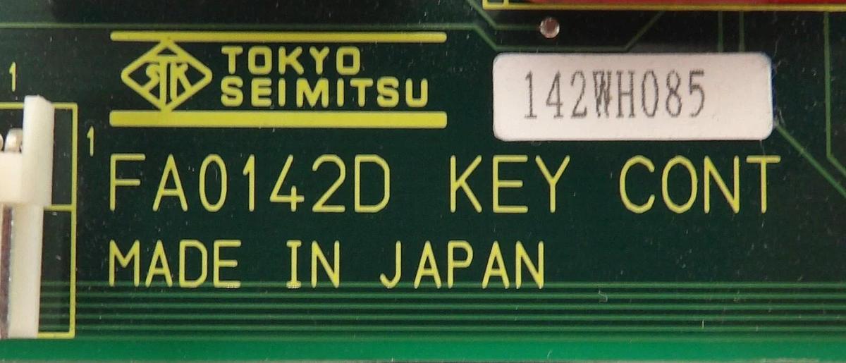 Used Toyko Seimitsu FA0142D Key Controller PCB Assembly UF300/UF200FL Working