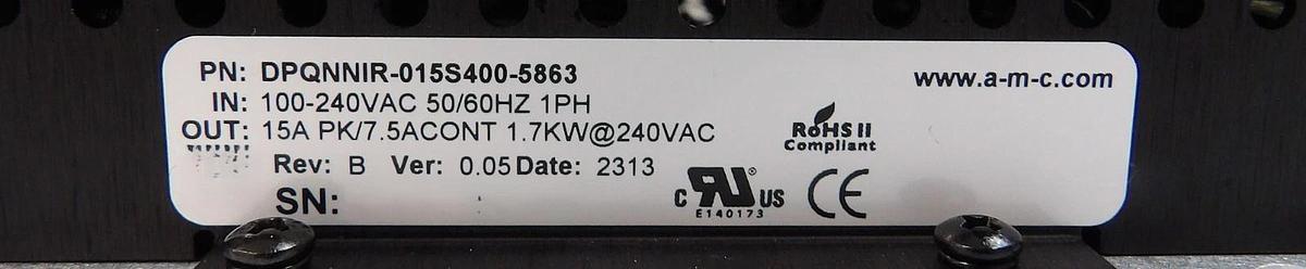 Advanced Motion Controls DPQNNIR-015S400-5863 Digital Servo Drive DIGIFLEX New