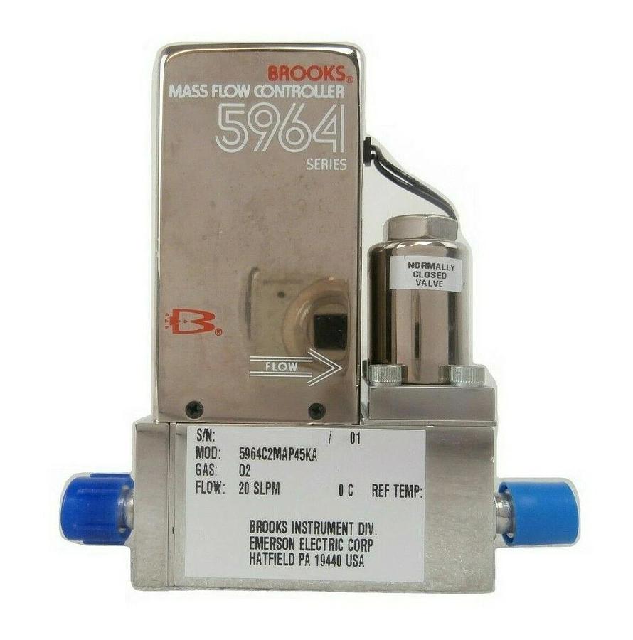 Used Brooks 5964C2MAP45KA Mass Flow Controller MFC Novellus 22-10522-02 Working Spare
