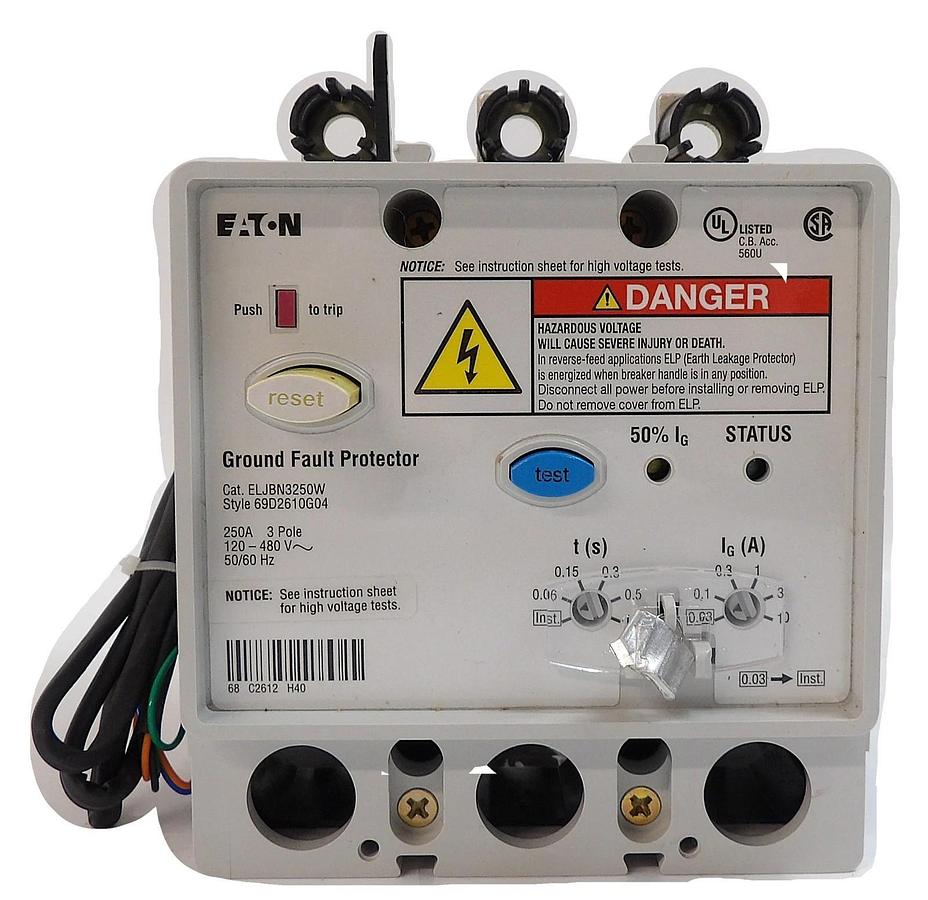 Eaton ELJBN3250W Ground Fault Protector New