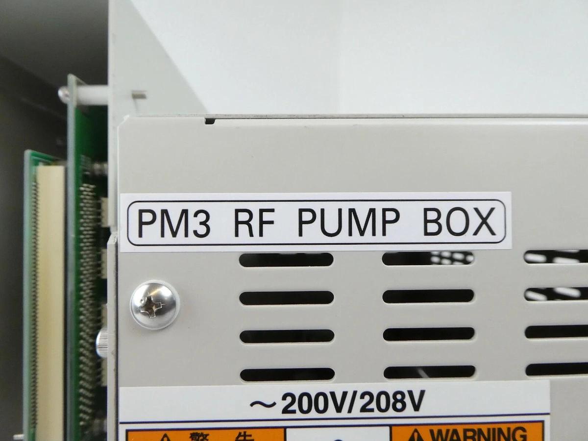 Used TEL Tokyo Electron PM3 RF Pump Box Assembly PCB 2L81-050097-32 MARK 8 Working