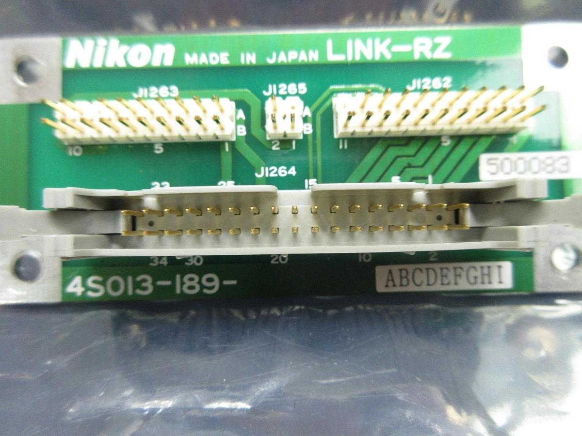 Used Nikon 4S013-189 Link Interface Board PCB LINK-RZ NSR-S204B System Used Working