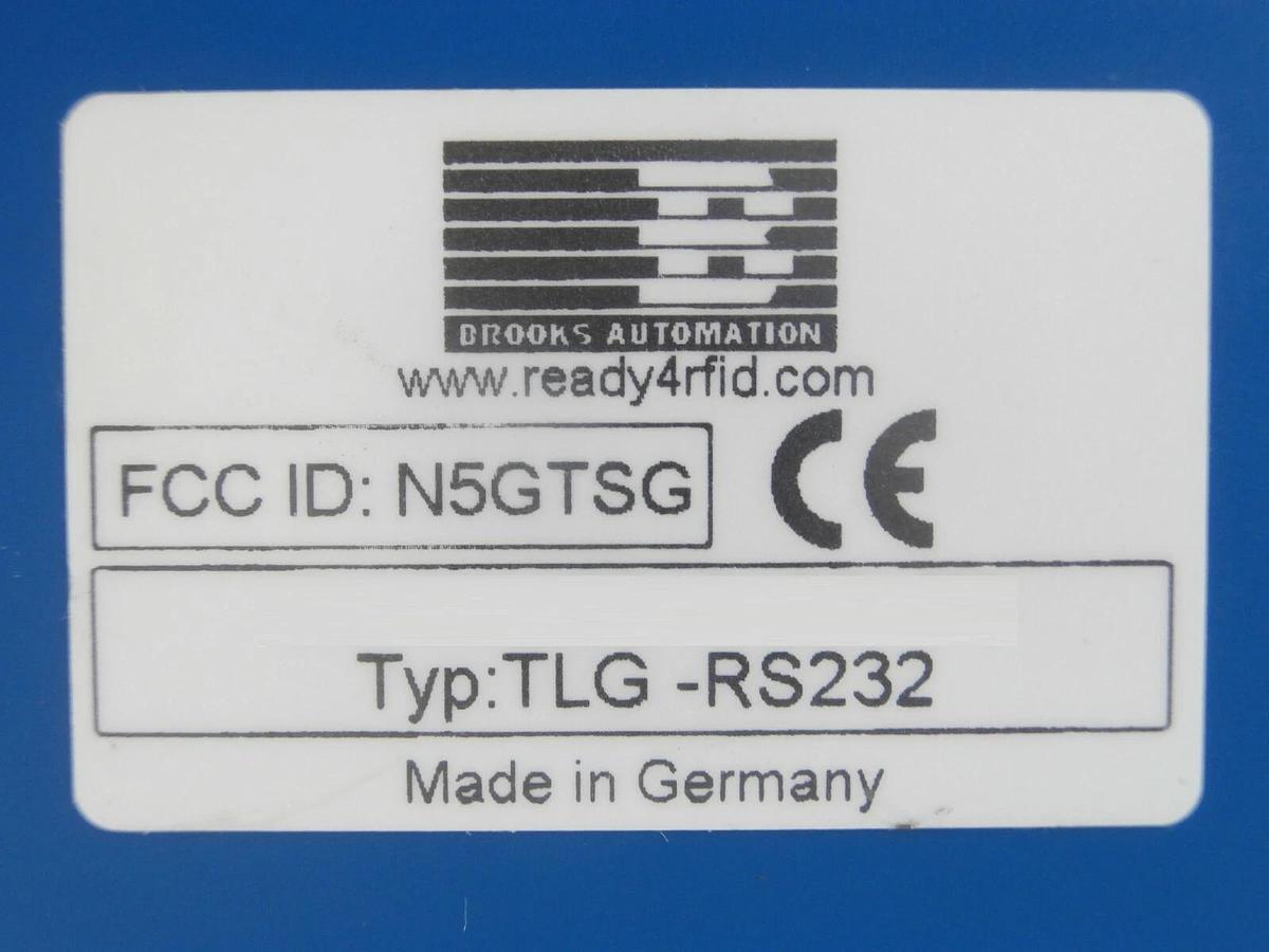 Used Brooks Automation TLG-I2-FL6M-01 Transponder Set with Antenna ANT-ID2-INFIXR6M