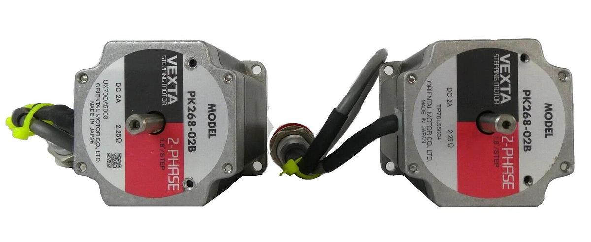 Oriental Motor PK268-02B 2-Phase Stepping Motor VEXTA AMAT P5000 Lot of 2 New