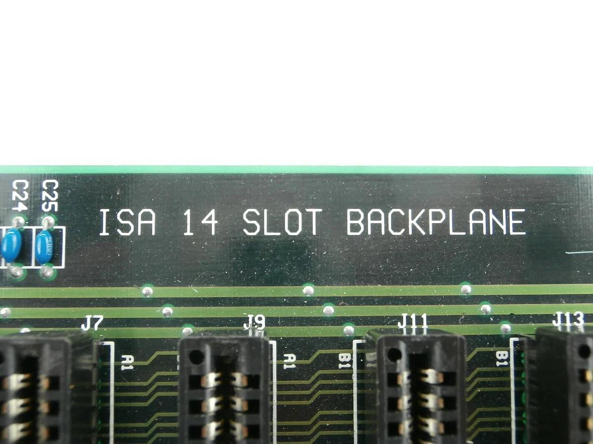 Used Plasma-Therm 98209140 ISA 14 Slot Backplane Board PCB Clusterlock 7000 Spare