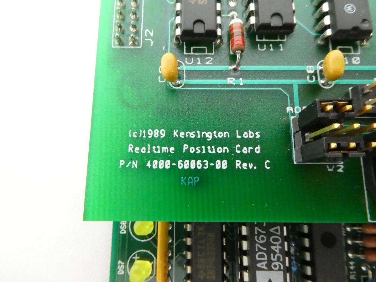 Used Kensington Laboratories 4000-60002 Z-Axis Board PCB Card 4000-60063-00 v10.21 BZ