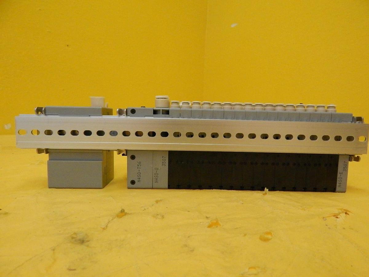 Used CKD N4S0-T56 16-Port Pnuematic Manifold OPP3-1H Lot of 2 Used Working