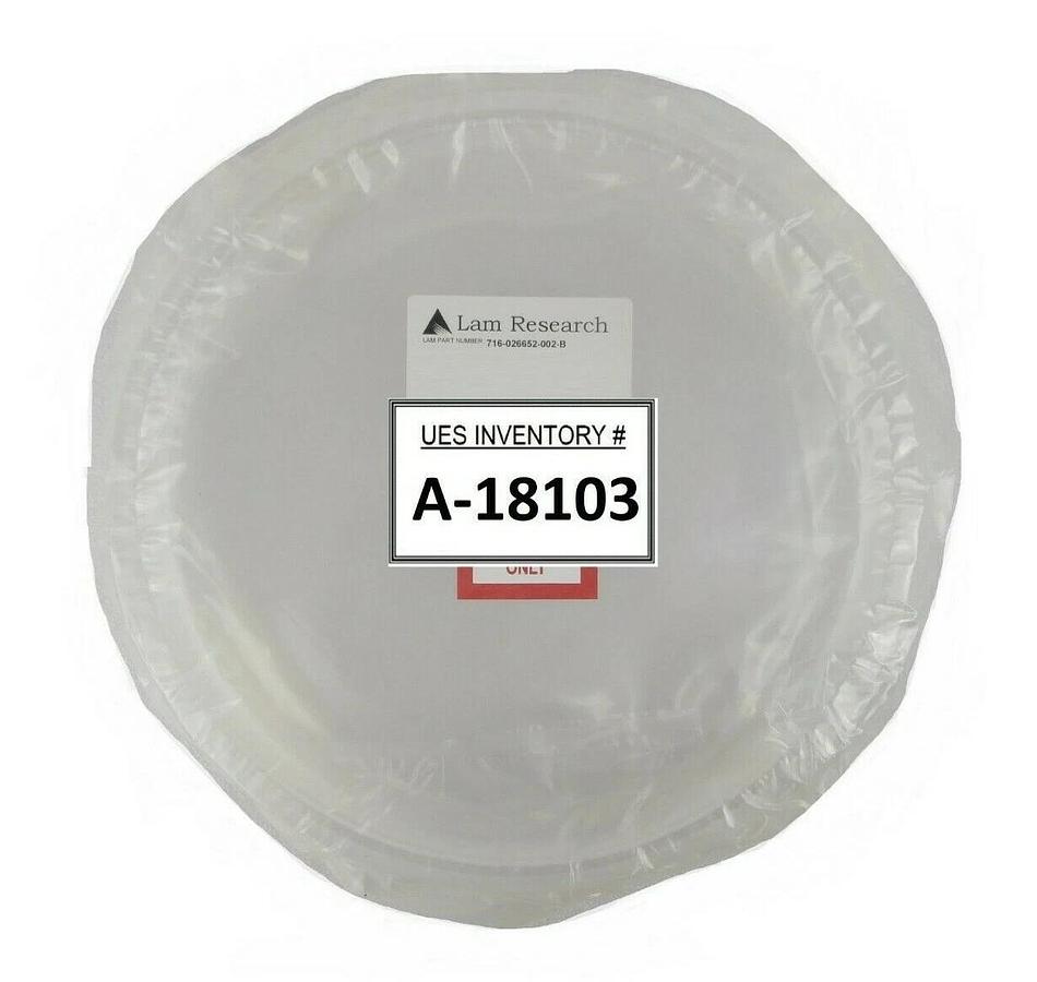 Used Lam Research 716-026652-002 Quartz Bot Edge Ring 200-300mm New Surplus