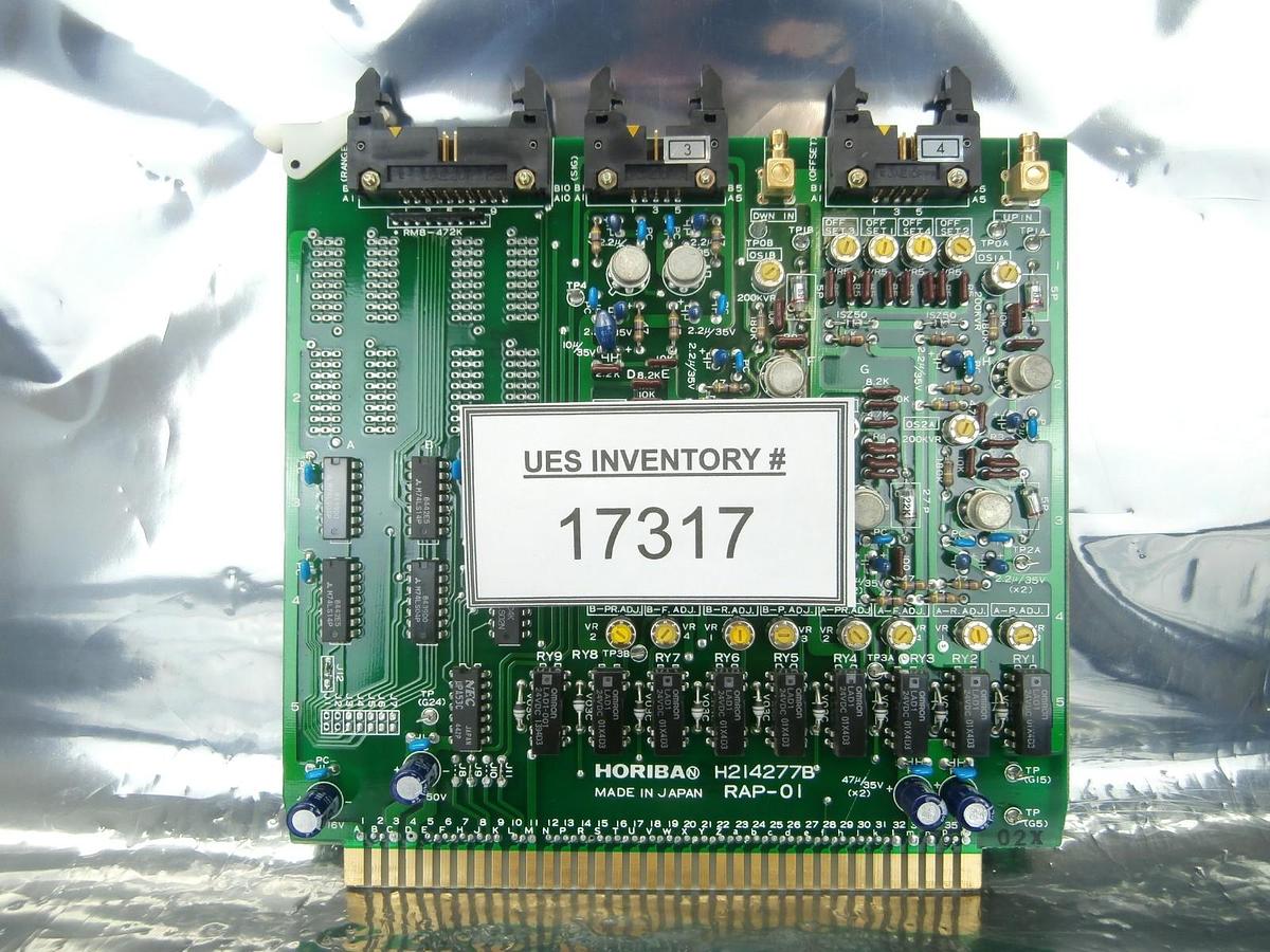 Used Horiba H214277B Signal Range Board PCB Card RAP-01 PD-201A Used Working