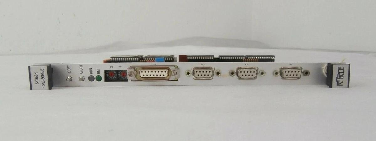 Used Force Computers 220009 CPU Processor PCB Card SYS68K/CPU-30BE8 Bio-Rad Q5 Spare