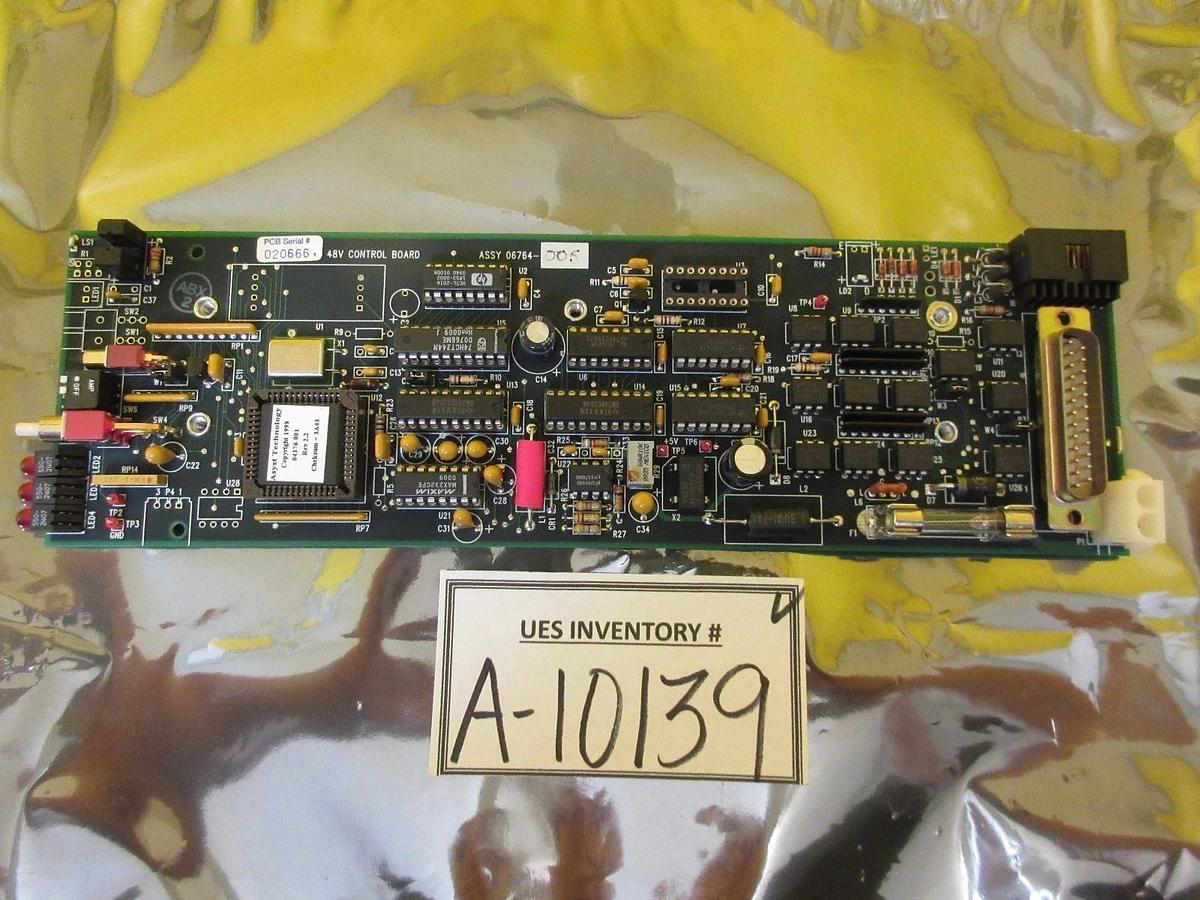 Used Asyst Technologies 06764-005 48V Control Board PCB GaSonics ABX-78355-26-00 Used