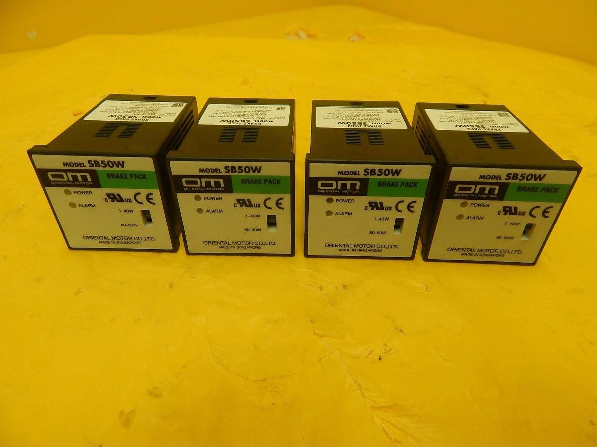 Used Oriental Motor SB50W Brake Pack Reseller Lot of 4 Used Working