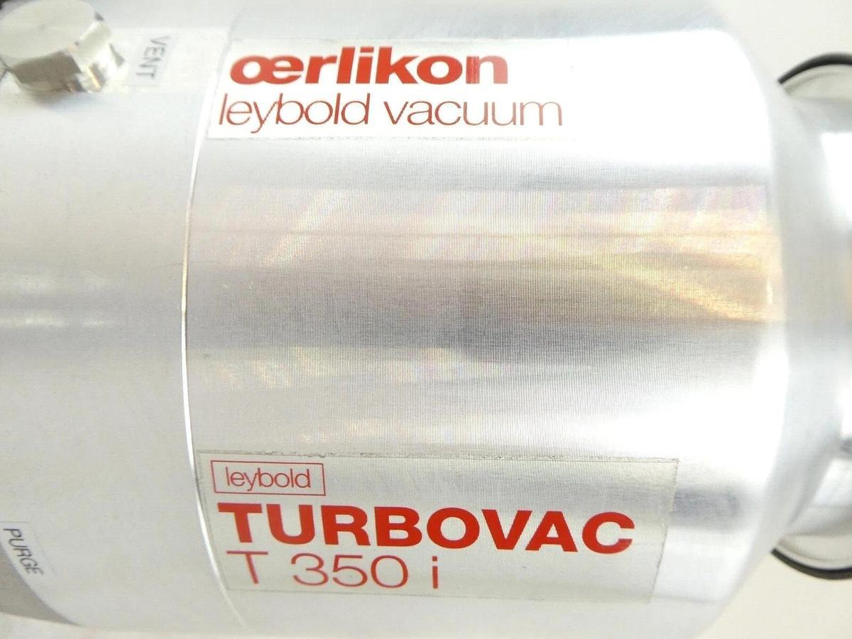 Used TURBOVAC T 350i Leybold 830050V1000 Turbomolecular Pump Connector Tested Working