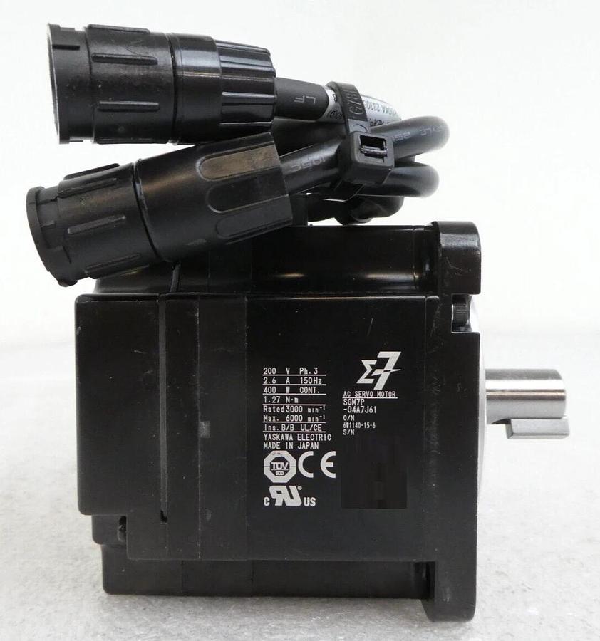 Yaskawa Electric SGM7P-04A7J61 AC Rotary Servo Motor SIGMA-7 New Surplus