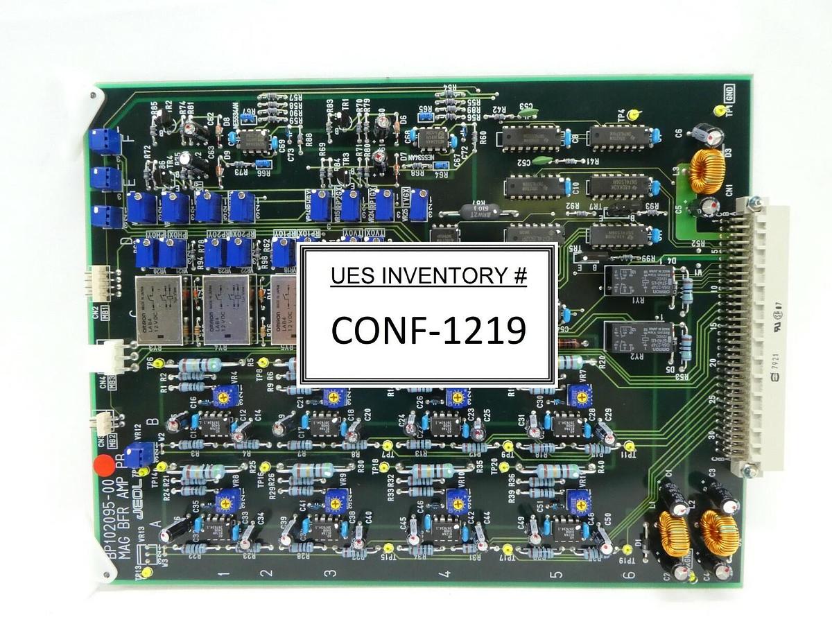 Used JEOL BP102095-00 MAG BFR AMP PB PCB Card JWS-7555S Wafer Review SEM Working