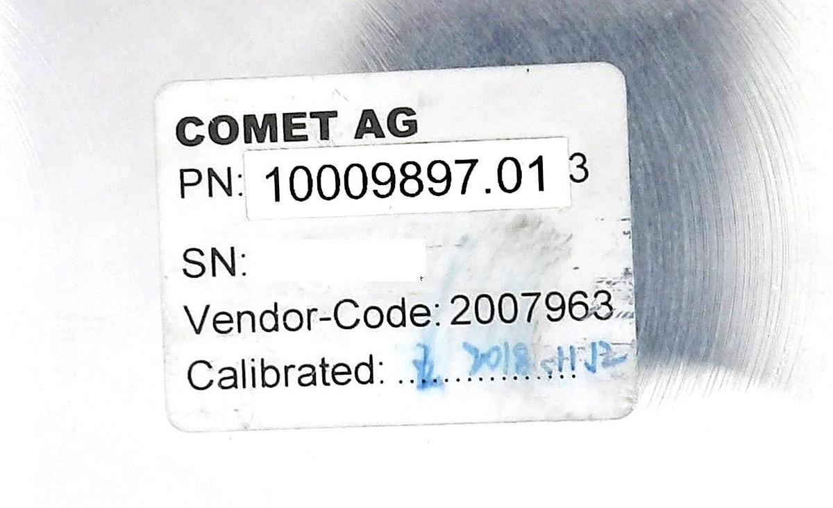 Used Comet 10009897.01 RF Match Phase/Mag Assembly 10007075 10007076 Working Surplus