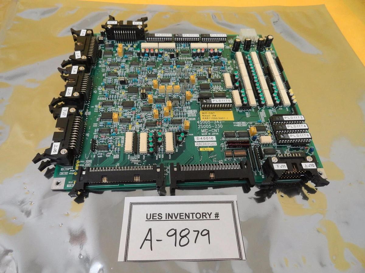Used Nikon 4S005-342 Interface Board PCB KAB11000/3401-1 Nikon OPTISTATION 7 Used