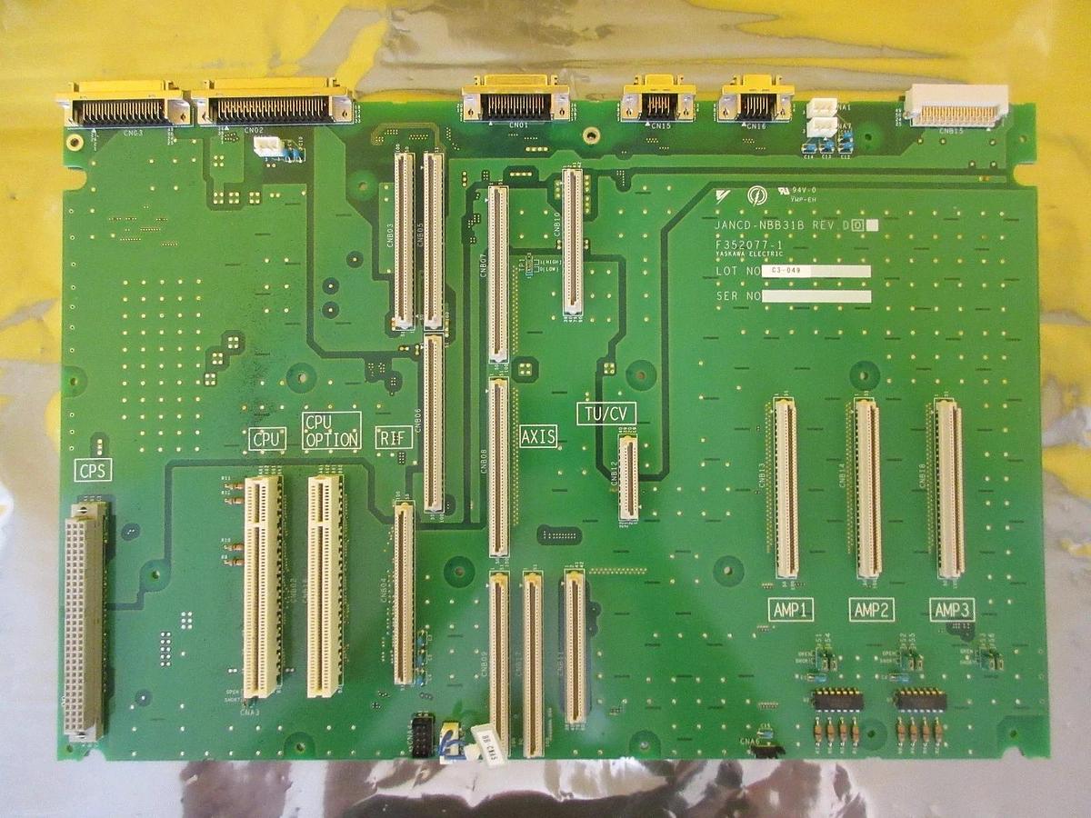 Used Yaskawa Electric JANCD-NBB31B Backplane PCB F352077-1 NXC100 Working Spare