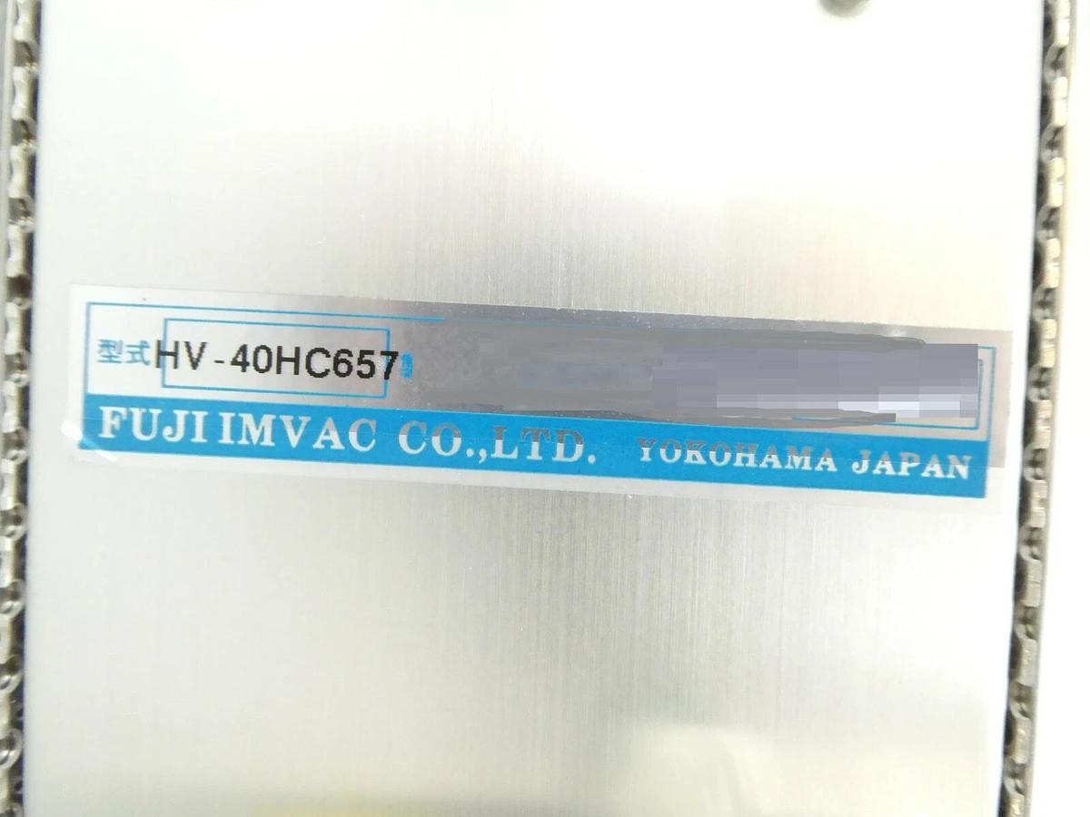 Used Fuji IMVAC HV-40HC657 Throttling Butterfly Valve TEL Tokyo Electron Trias Spare