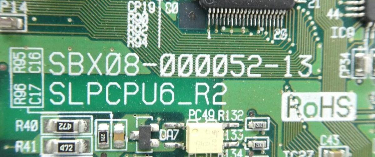 Used Shinko Electric SBX93-10097-14 SLPCPU6_R2 PCB SBX08-000052-13 SBX93-100121-11