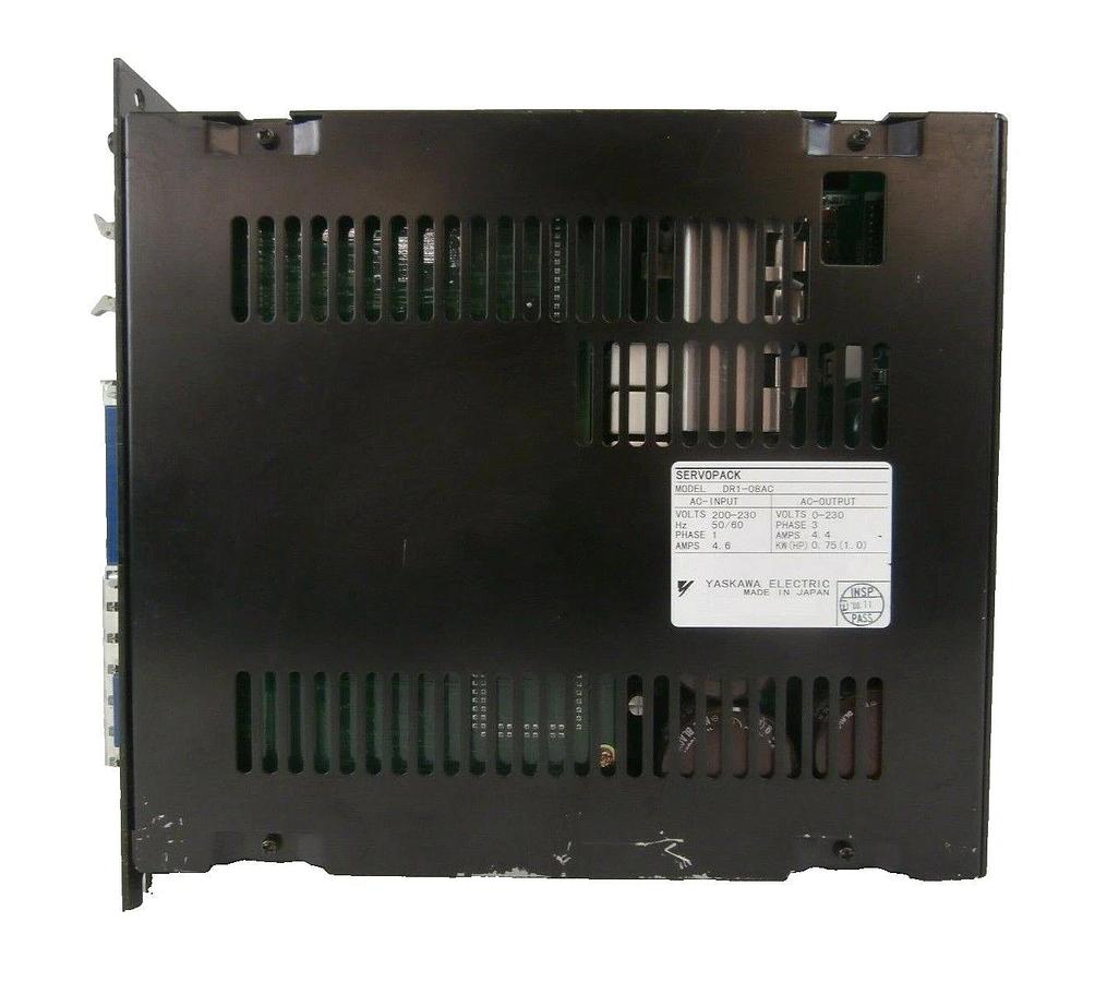 Used Yaskawa DR1-08AC N00A Servo Drive SERVOPACK with Circuit Breaker TEL Working