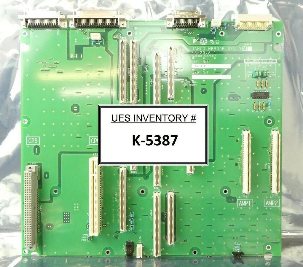 Used Yaskawa Electric JANCD-NBB30B Backplane Baseboard PCB F352078-1 NXC100 Working